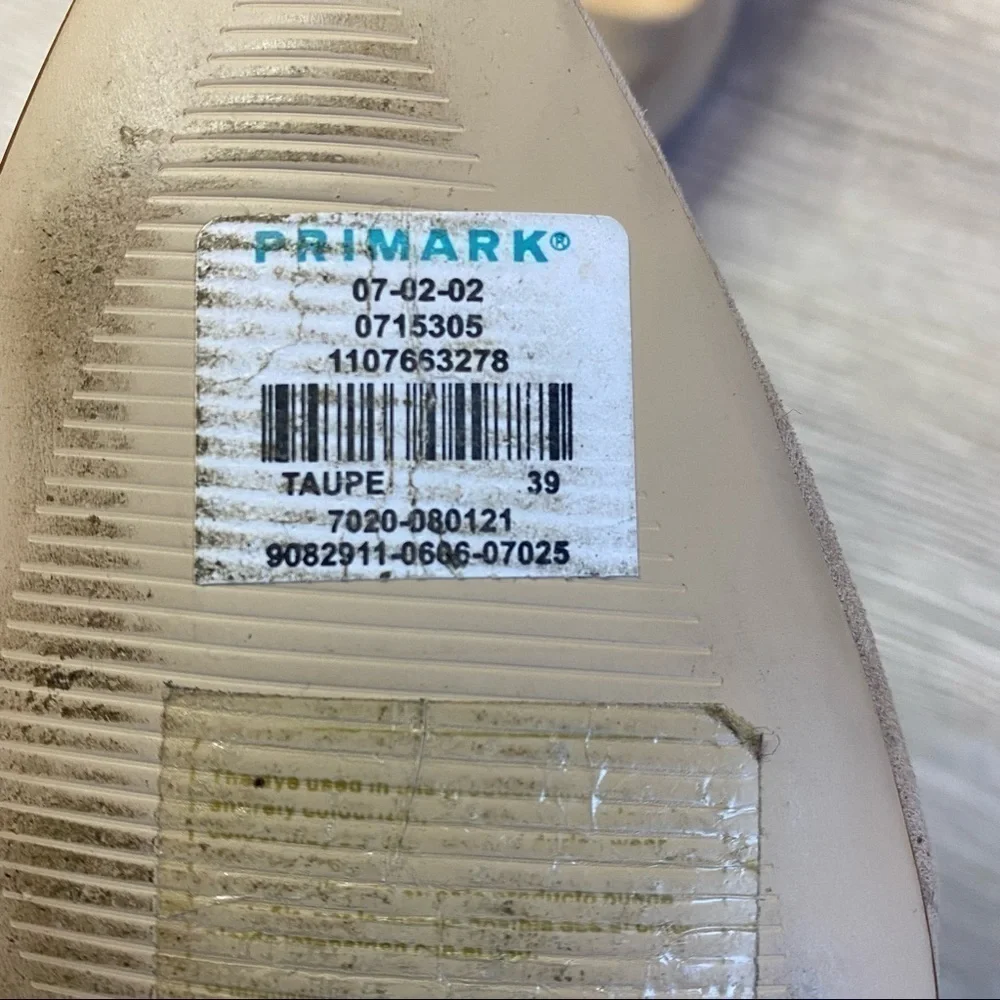 Atmosphere soft cream taupe colored microfiber pumps. Size 8 heels